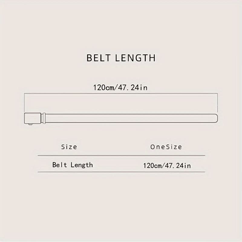 Men’s PU Leather Belt with Automatic Buckle