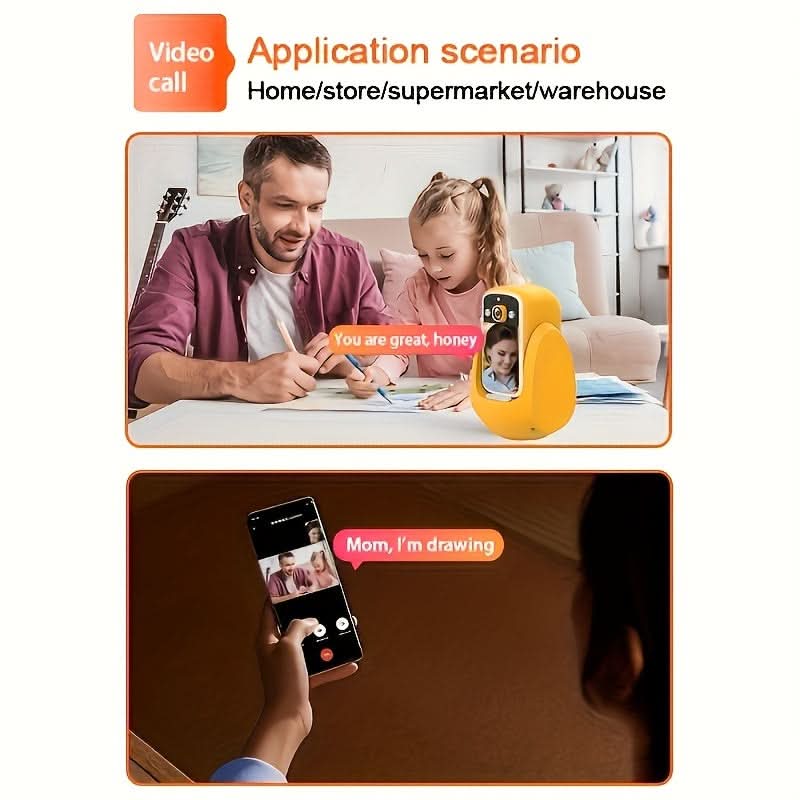 myAI HD Smart Monitor Camera – 1080p Indoor Security Cam with Nightlight & WiFi