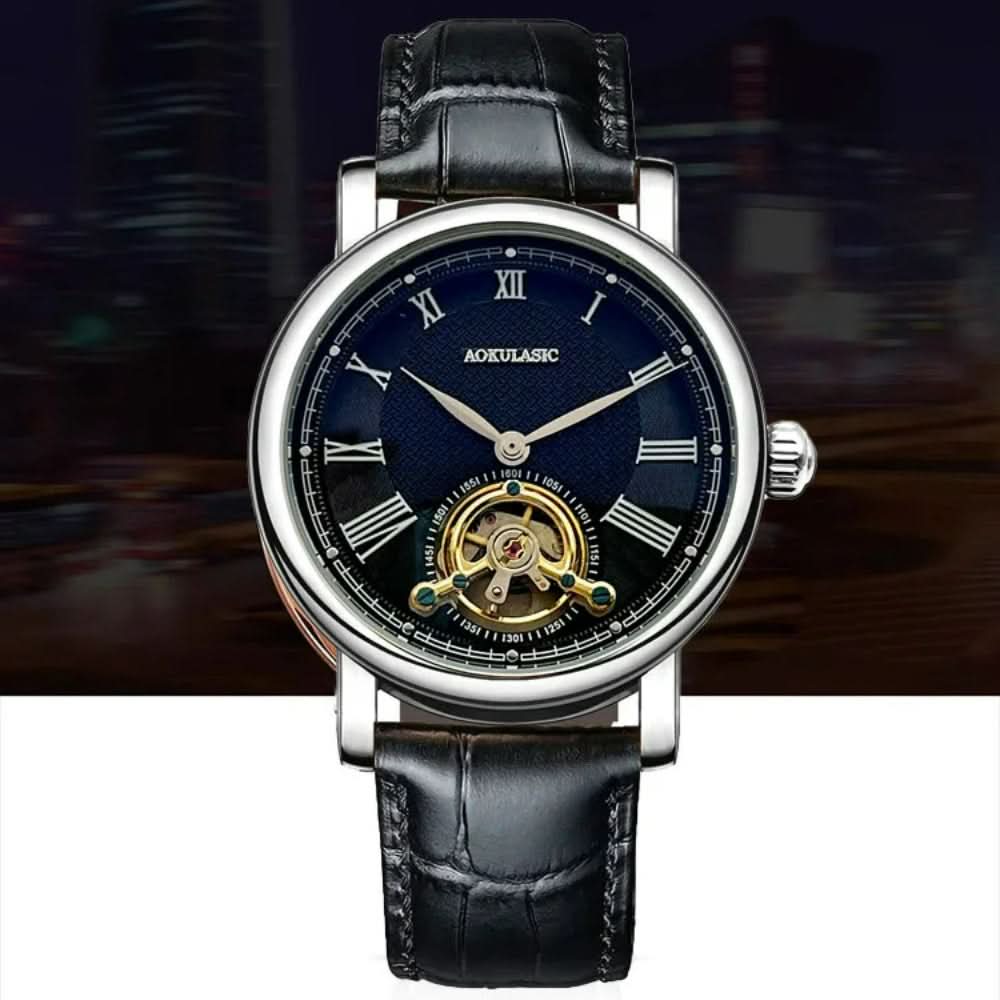 Luxury Men's Mechanical Watch - Tourbillon Automatic Movement