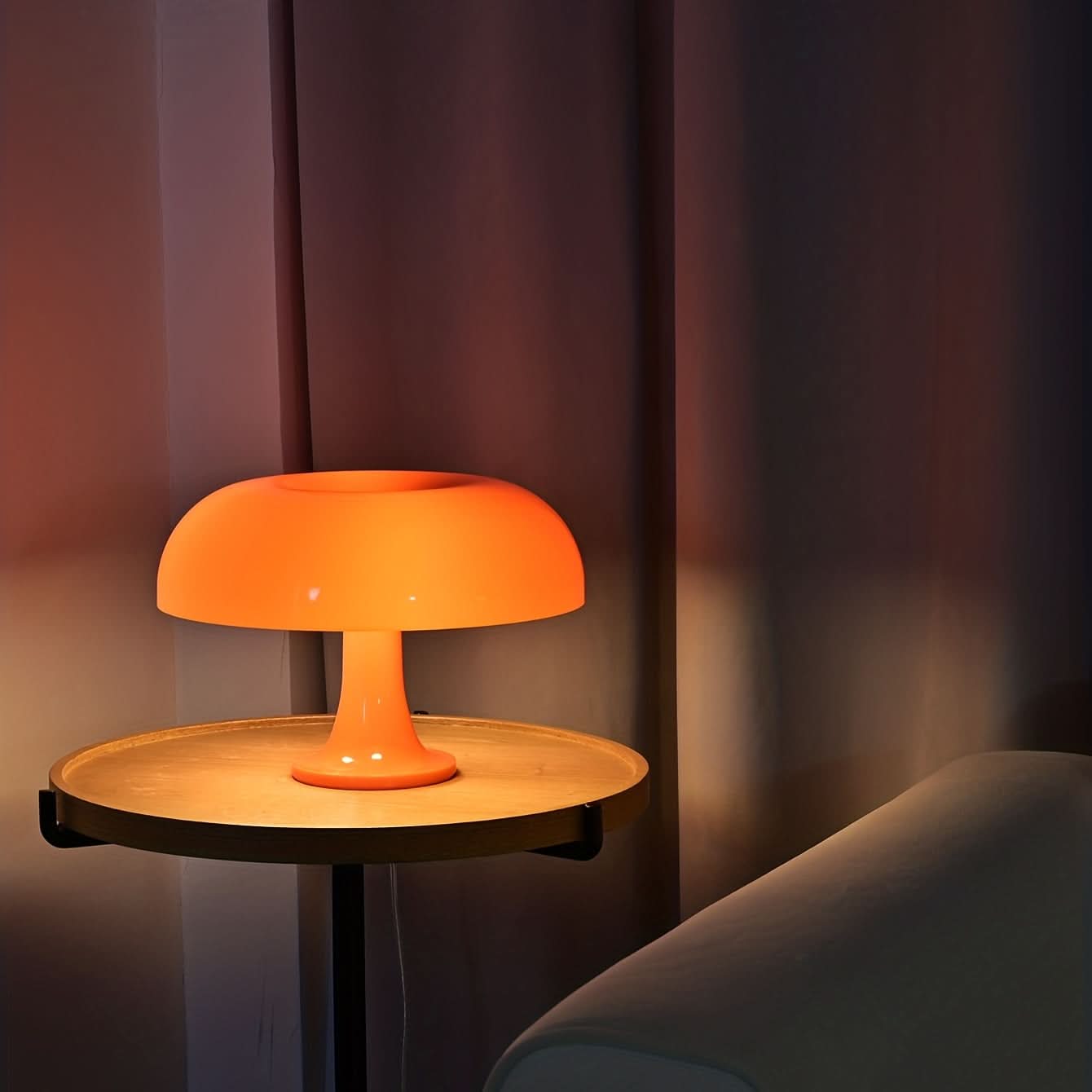 USB-Powered Lotus Mushroom Art Deco Lamp