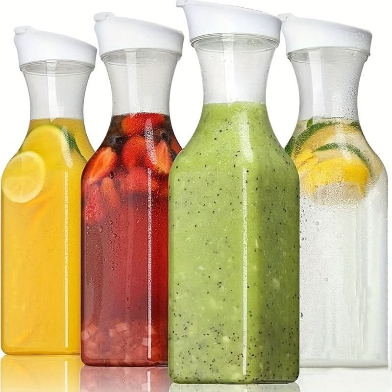 50.72oz Large Clear Plastic Storage Bottle