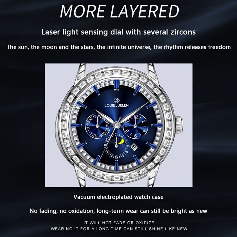 Watch King Men's Fashion Mechanical Watch, Waterproof, Glow-in-the-Dark