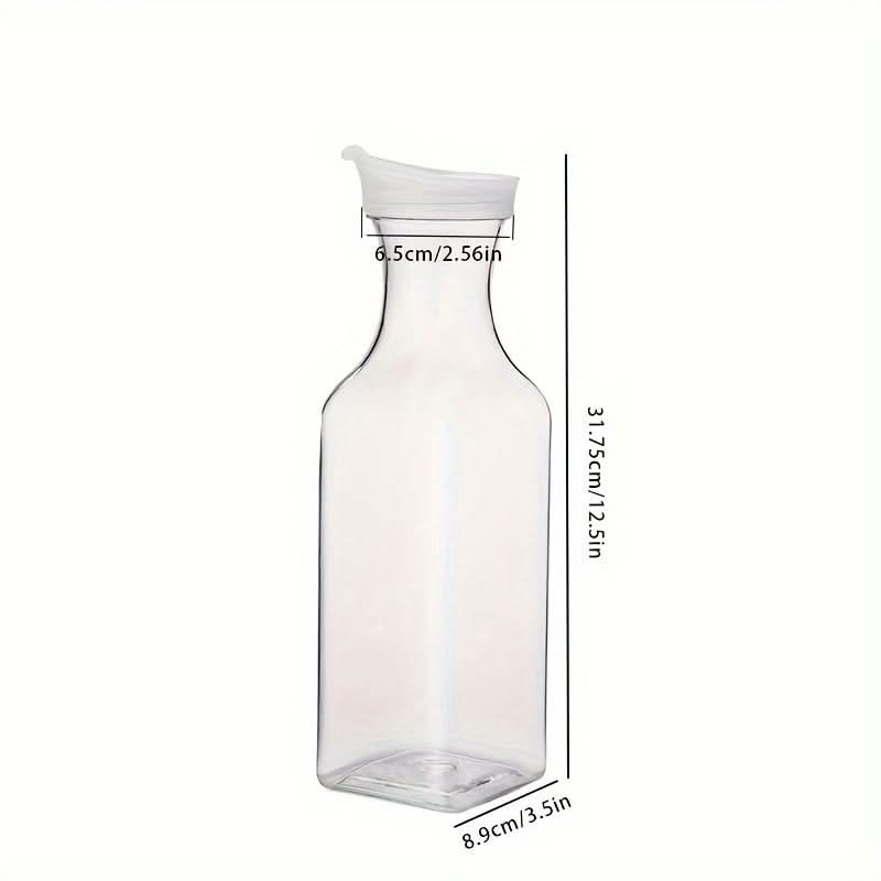 50.72oz Large Clear Plastic Storage Bottle