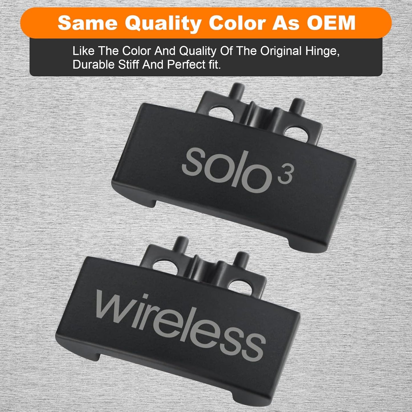 Solo3 Headphones Hinge Replacement Kit with Screws & Tools – Matte Black Repair Parts for Beats