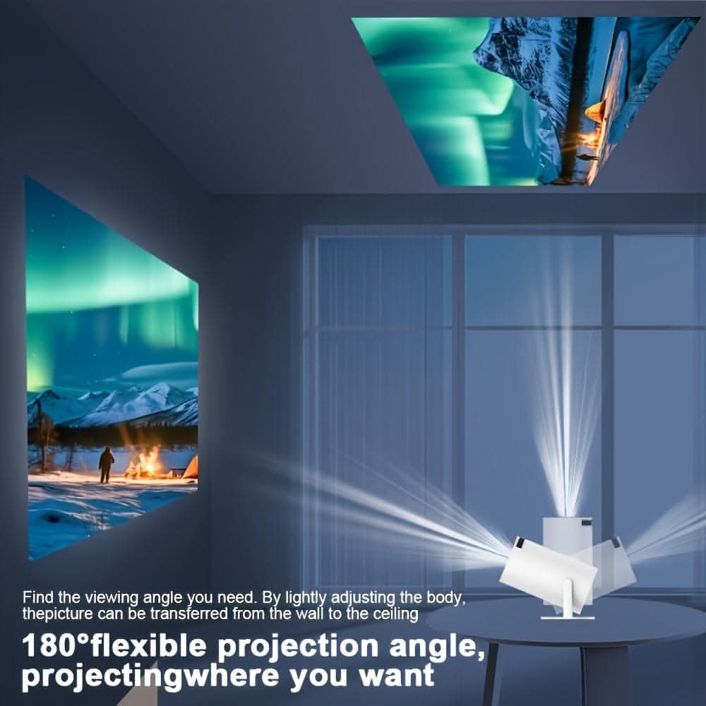 4K Full HD Projector - 3000+ Lumens, Home Theater & Gaming Projector