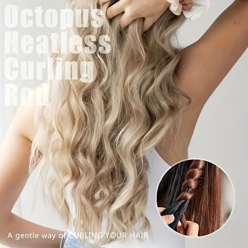 Octopus Heatless Hair Curler – Long-Lasting Curls | Comfortable & Easy to Use
