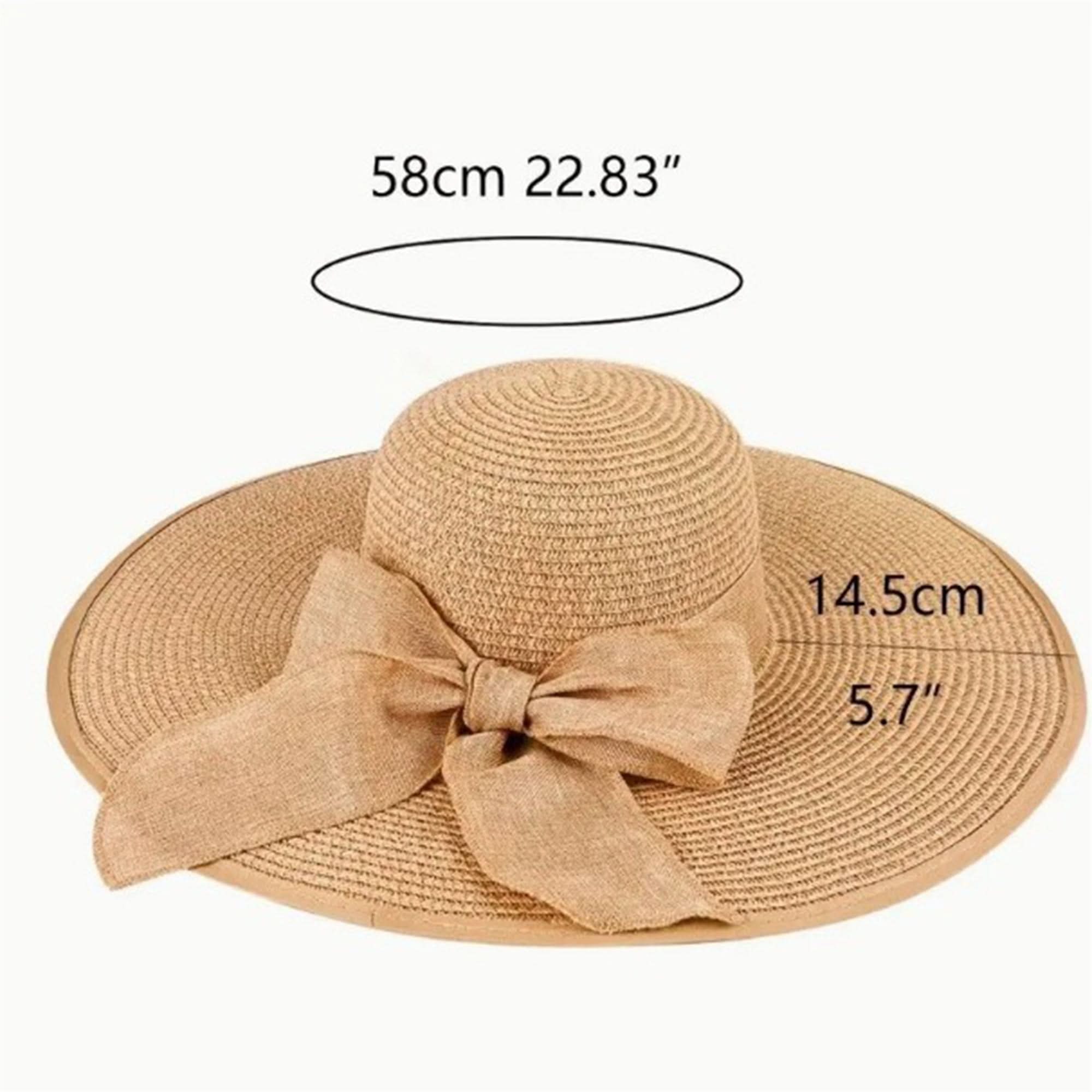Women’s Straw Sun Hat – Lightweight Summer Cap