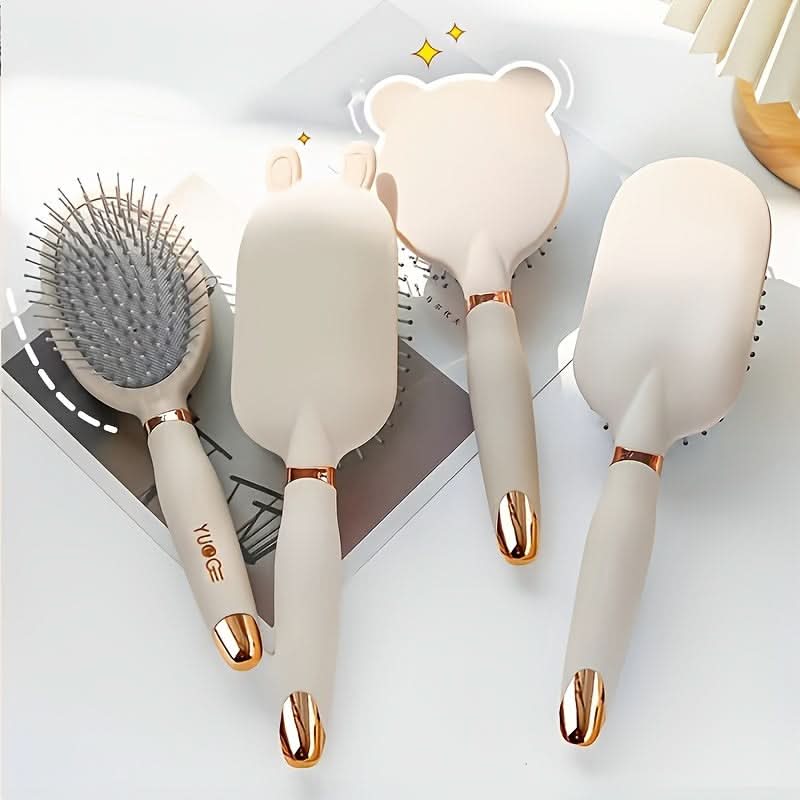 Detangling Hair Brush with Scalp Massager – Styling Comb for Curly Hair