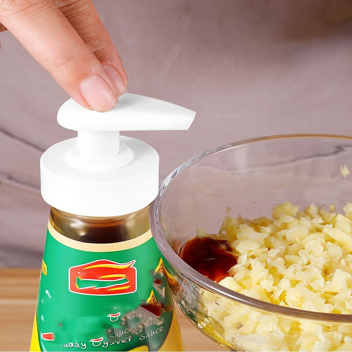 Oyster Sauce & Ketchup Bottle Squeezer Nozzle – ABS Pressure Pump Head