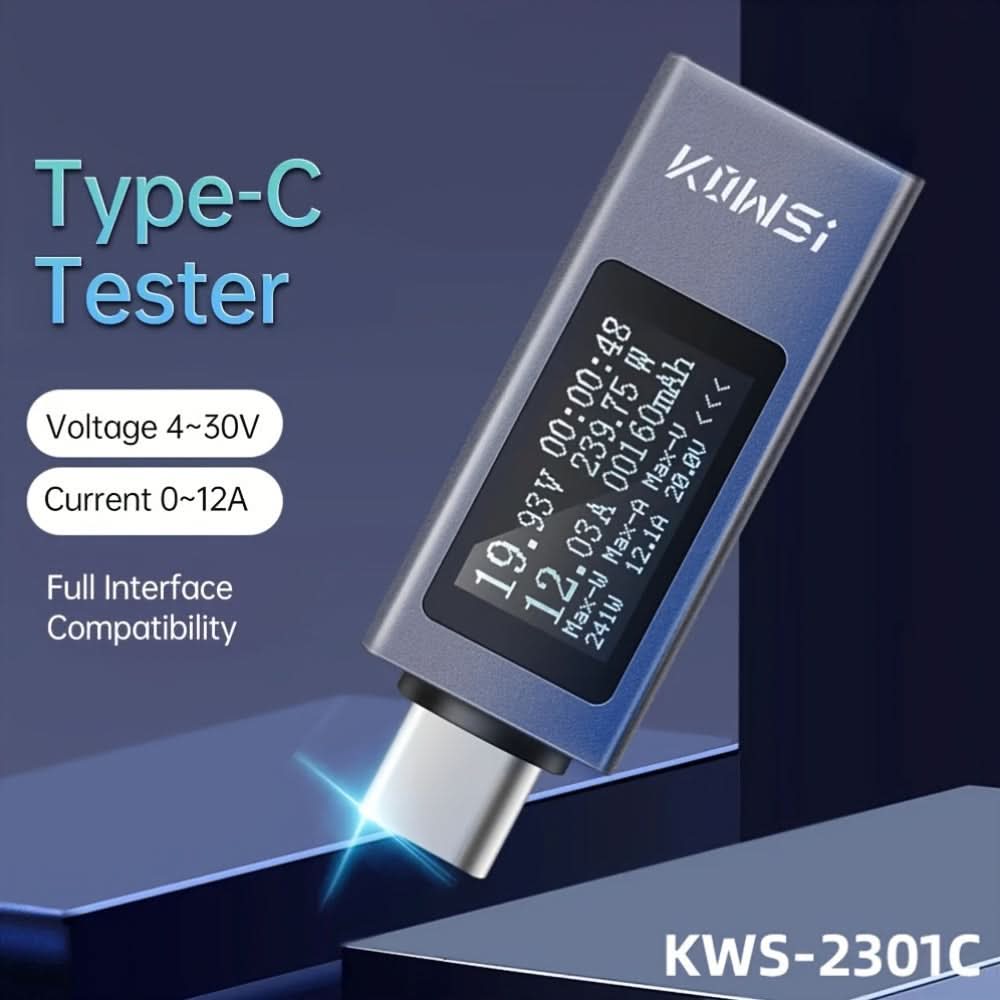 USB-C Voltage & Current Tester