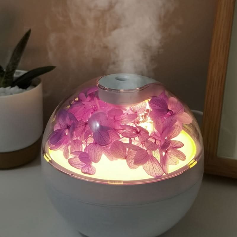 USB Powered Flower Humidifier with Aromatherapy