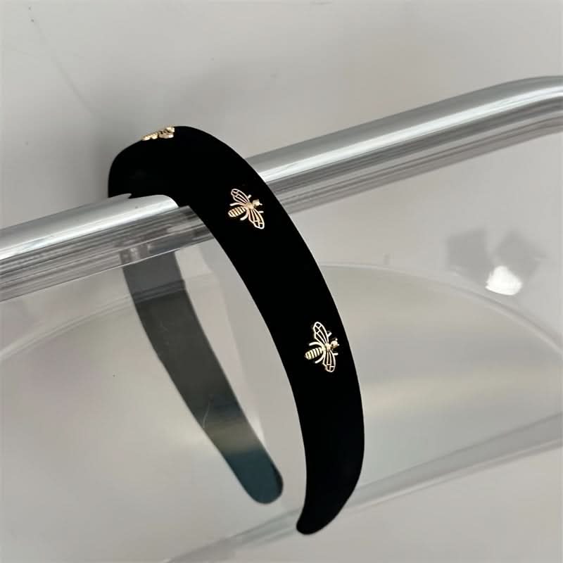 Lovely Bee Wide Brimmed Decorative Headband - Non-Slip Hair Hoop