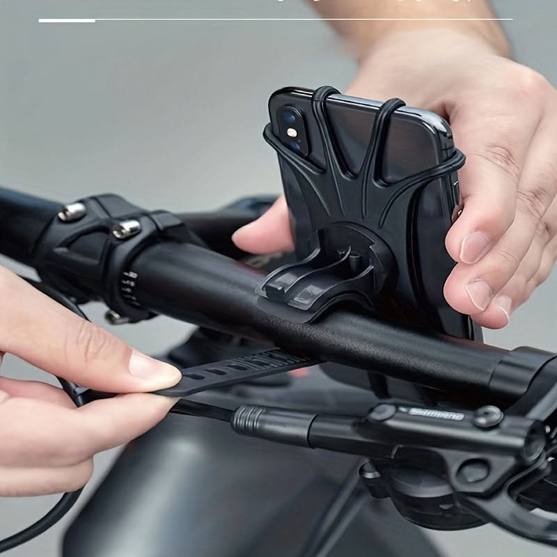 360° Rotation Silicone Bike Phone Mount Holder