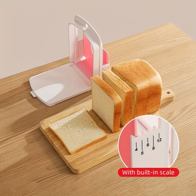 No-Power Semi-Automatic Bread Slicer – Easy Slice Toast Cutter