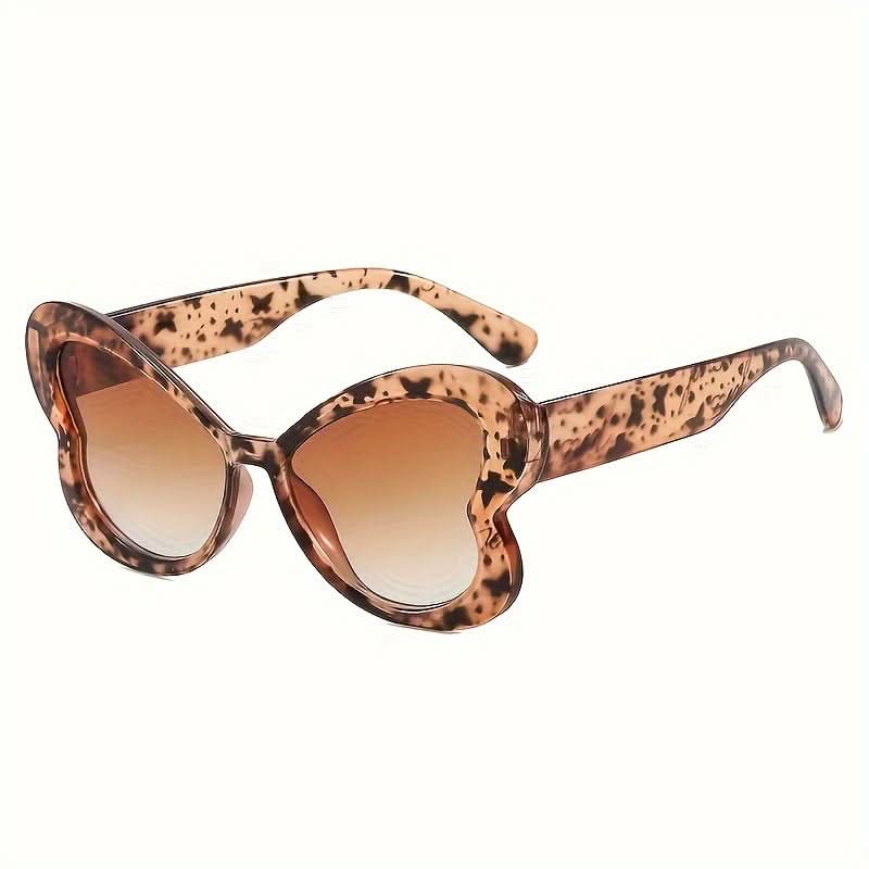 4pcs Butterfly Frame Gradient Sunglasses for Men & Women - Square, Colorful, Fashionable