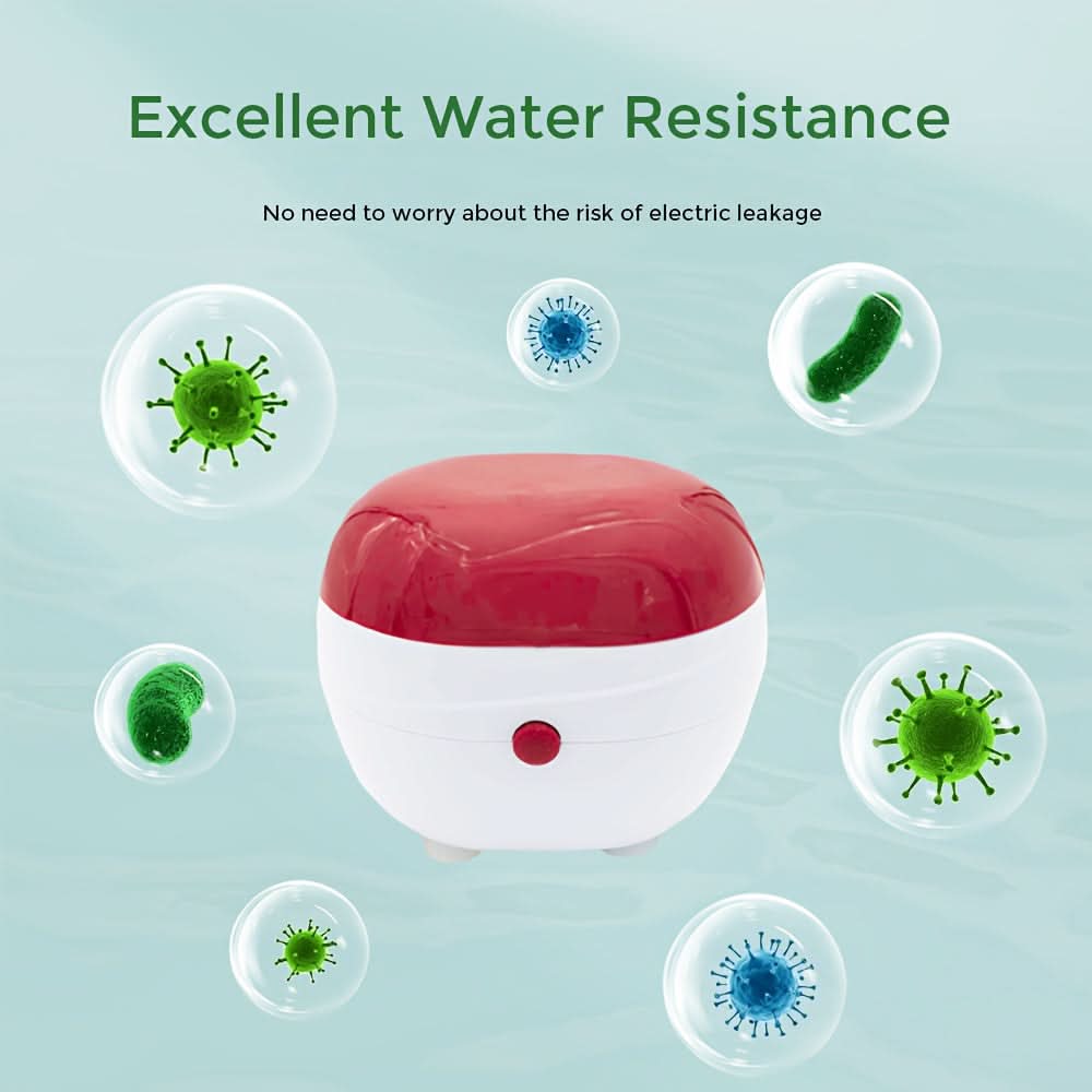 Portable Ultrasonic Denture Cleaner for Jewelry