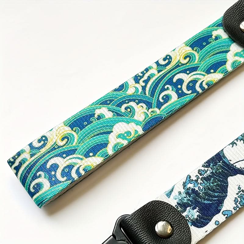 Premium Nylon Car & Motorcycle Keychain – Wave Design