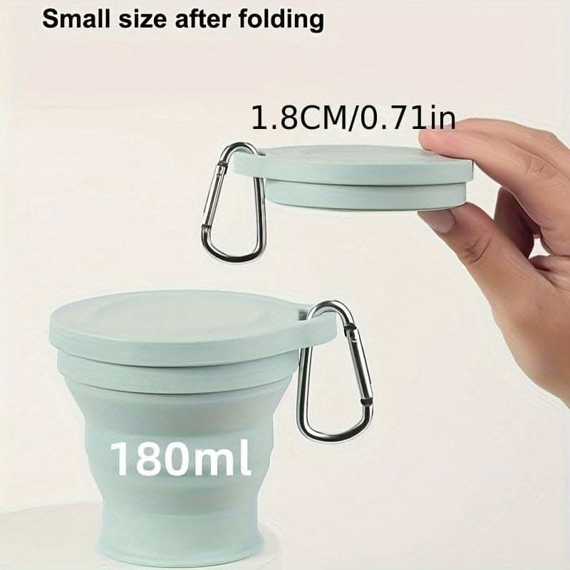 4-Piece Premium Silicone Collapsible Travel Cups