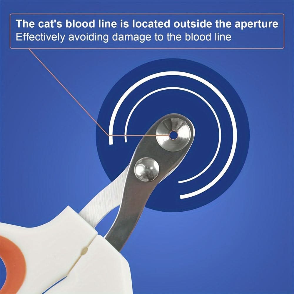 Cat Nail Clippers with Anti-Overcutting Design