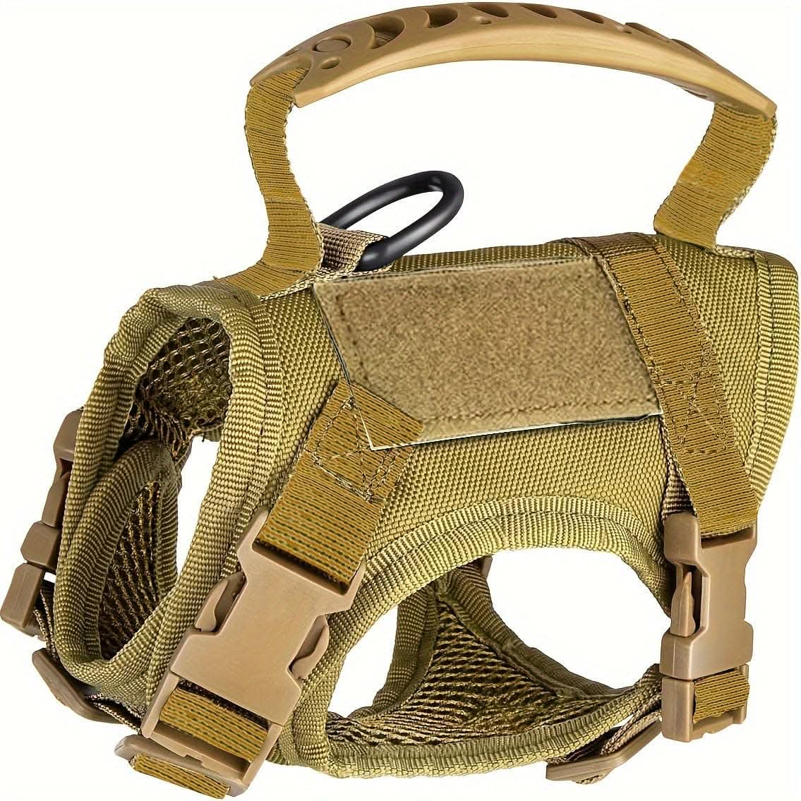 Adjustable 600D Tactical Pet Vest Harness - Durable, Comfortable, & Stylish Training Gear for Cats and Puppies