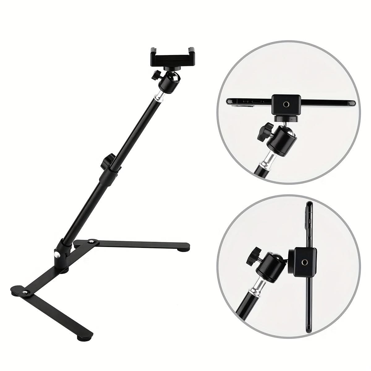 10-Inch Dimmable LED Ring Light with Phone Holder