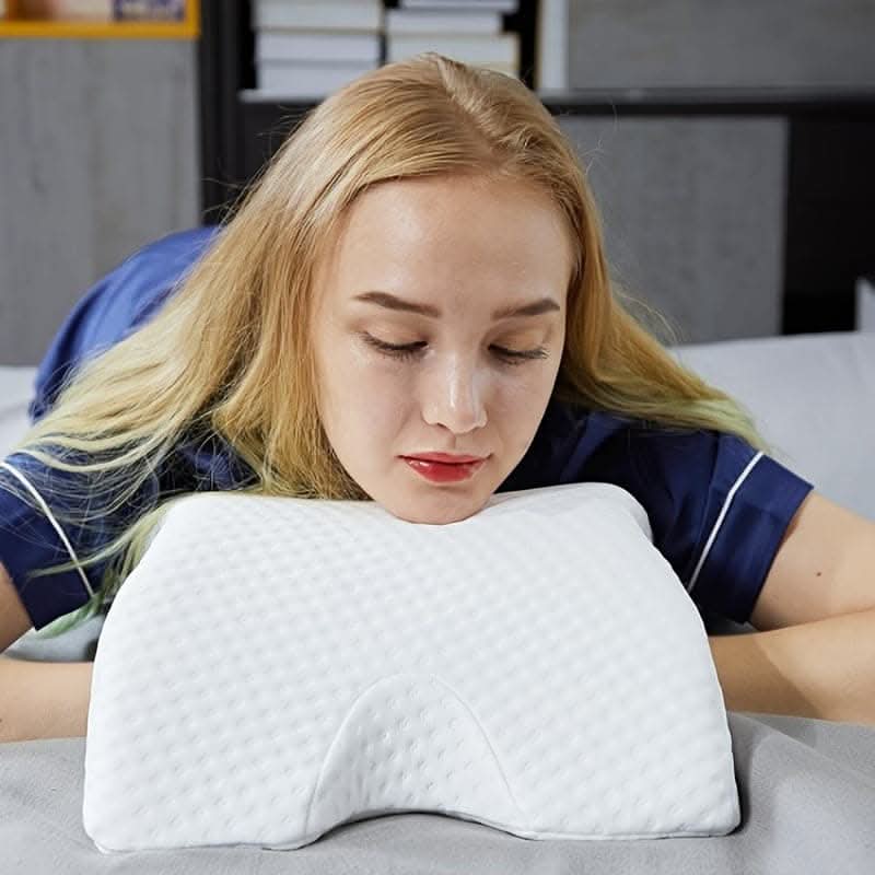 Plush Couple Pillow with Memory Foam - Removable Cover for Ultimate Comfort