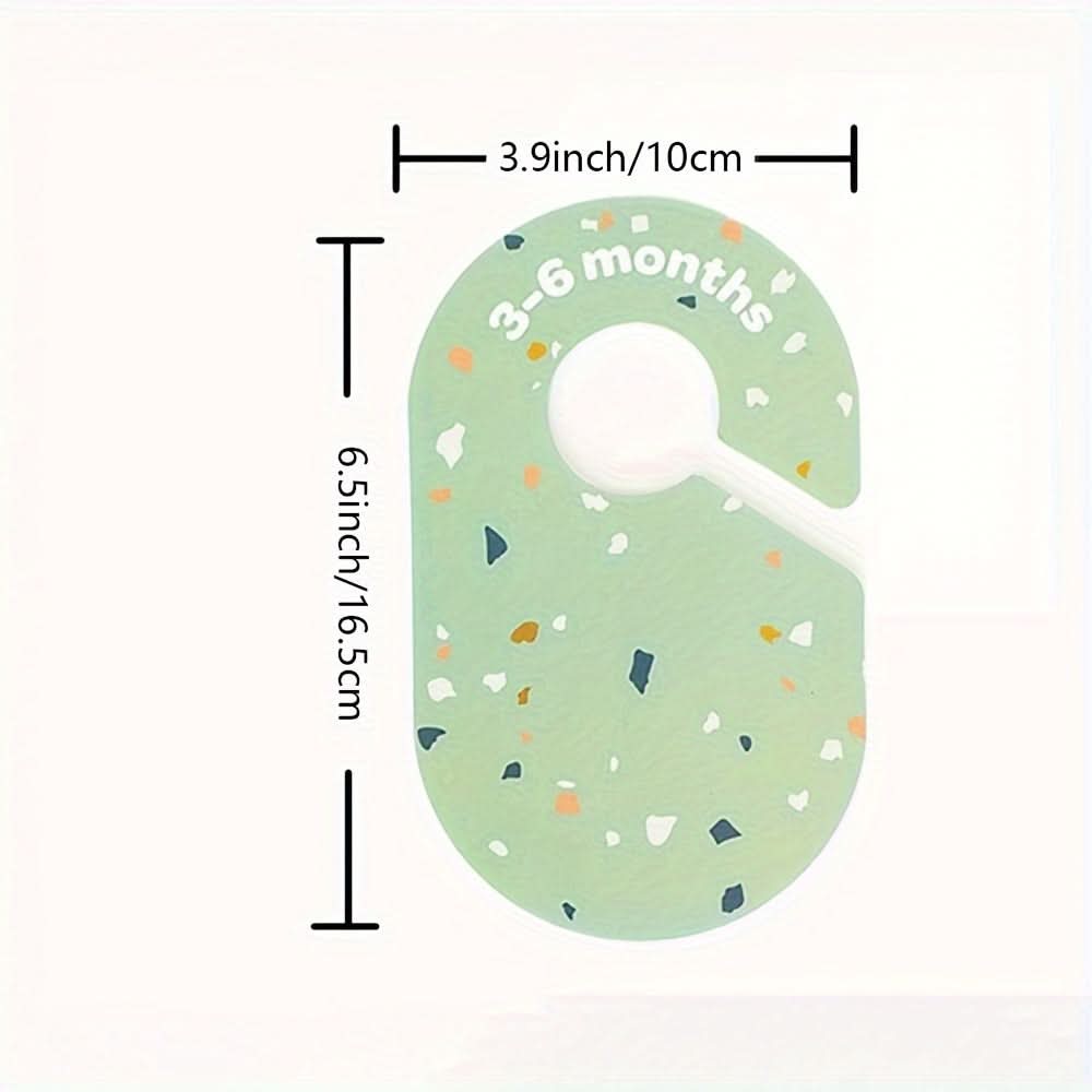 8pcs Newborn Closet Dividers – Double-Sided Size Organizers for Baby Clothes