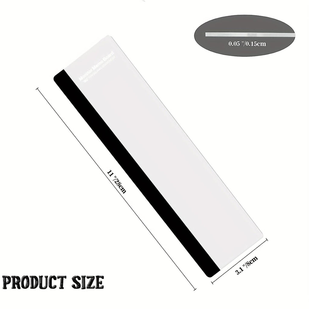 Sleek Monitor Memo Board Clip – Stylish Note Holder