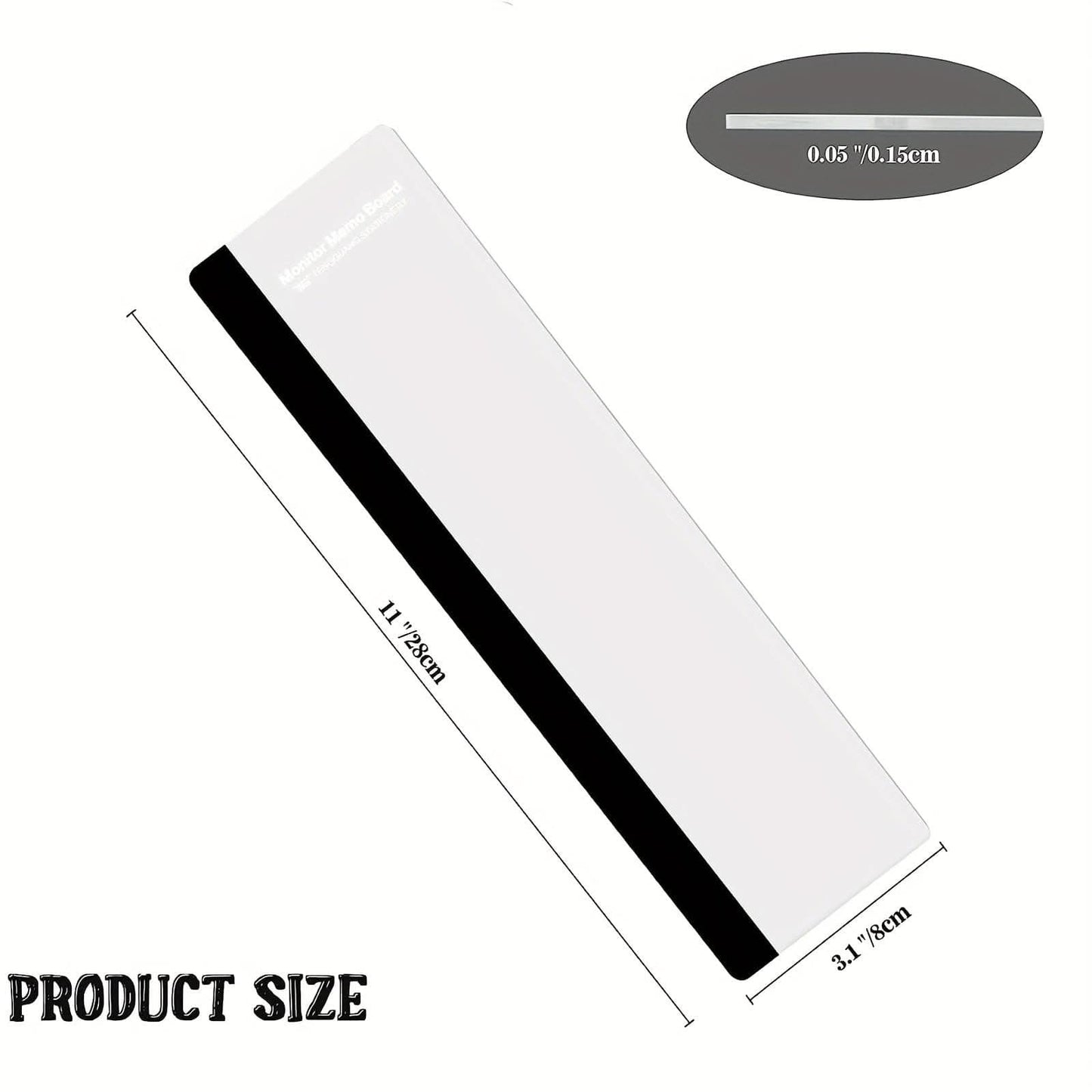 Sleek Monitor Memo Board Clip – Stylish Note Holder