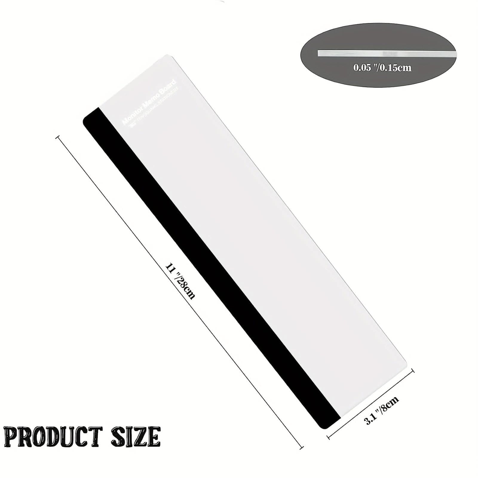Sleek Monitor Memo Board Clip – Stylish Note Holder