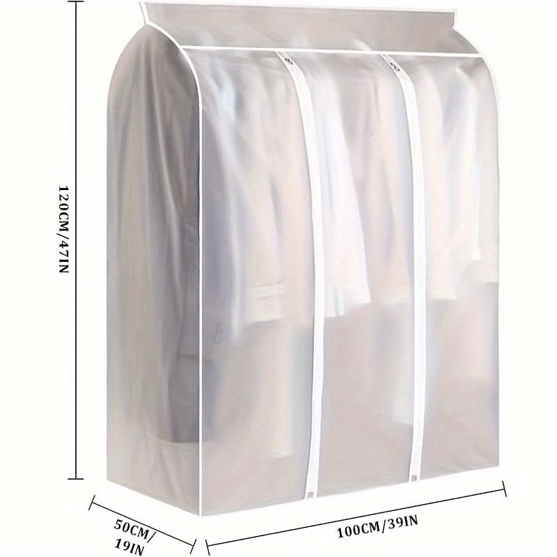 Transparent Travel Clothes Protector Bag - Large Capacity Hanging Garment Bag