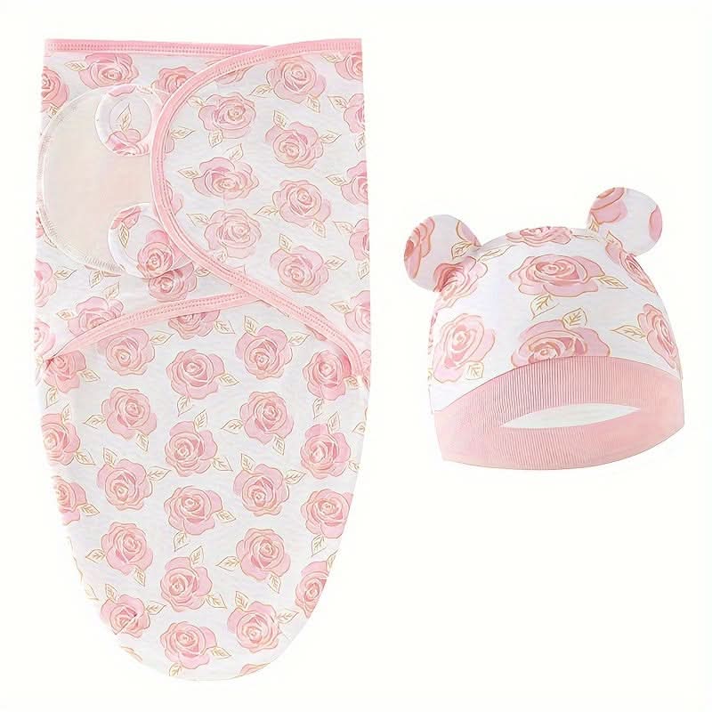 Adjustable Baby Swaddle Sleeping Bag - 0-6 Months
