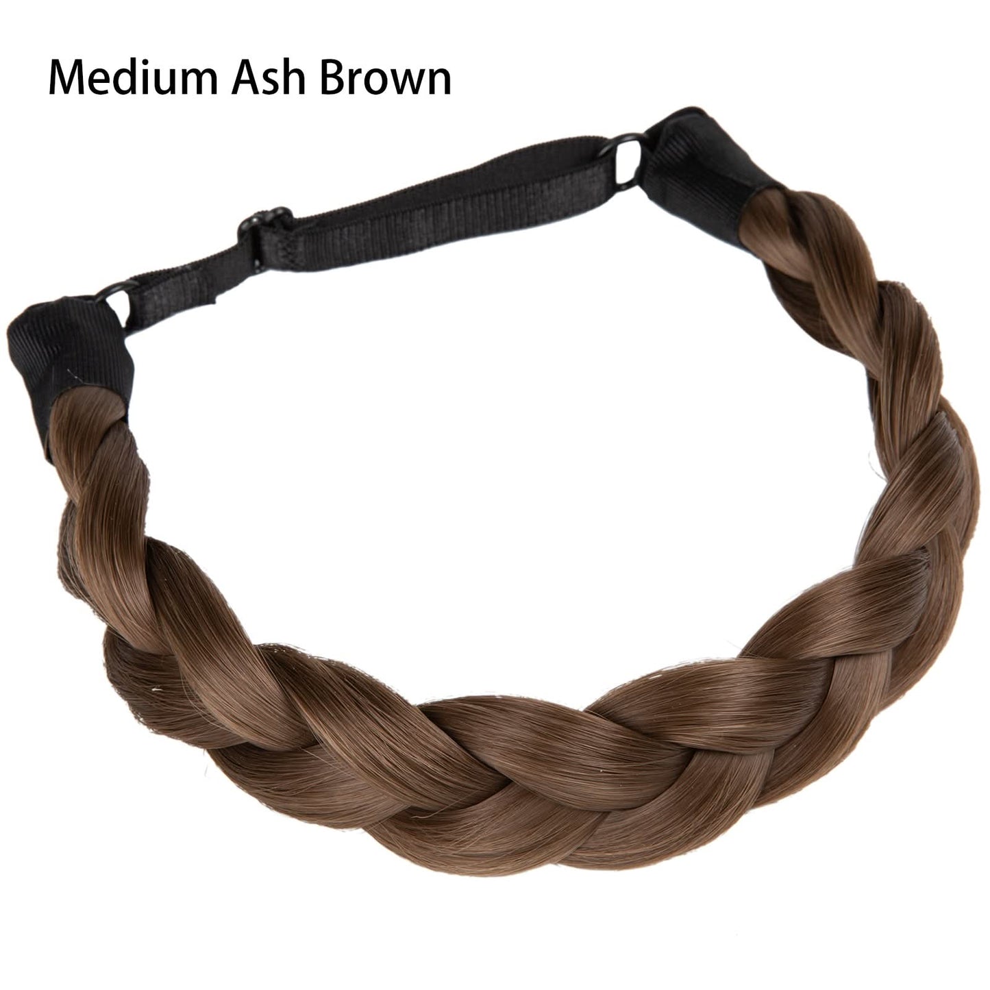 Stylish Adjustable Braided Headband for Women