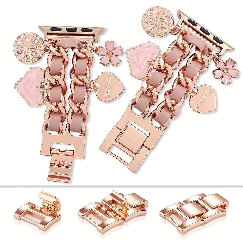 Women's Multi-Specification Love Watch Strap – Compatible with Apple Watch
