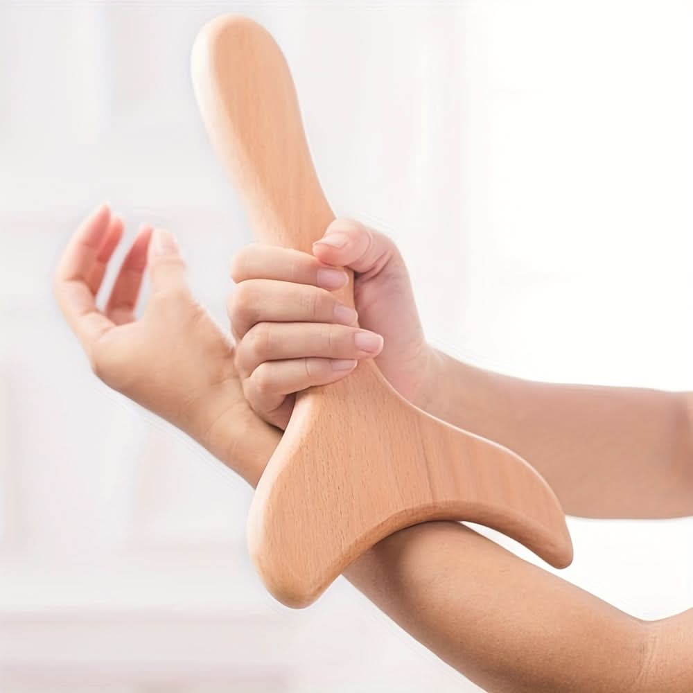 Beech Wood Gua Sha Scraping Plate – IASTM Massage Tool