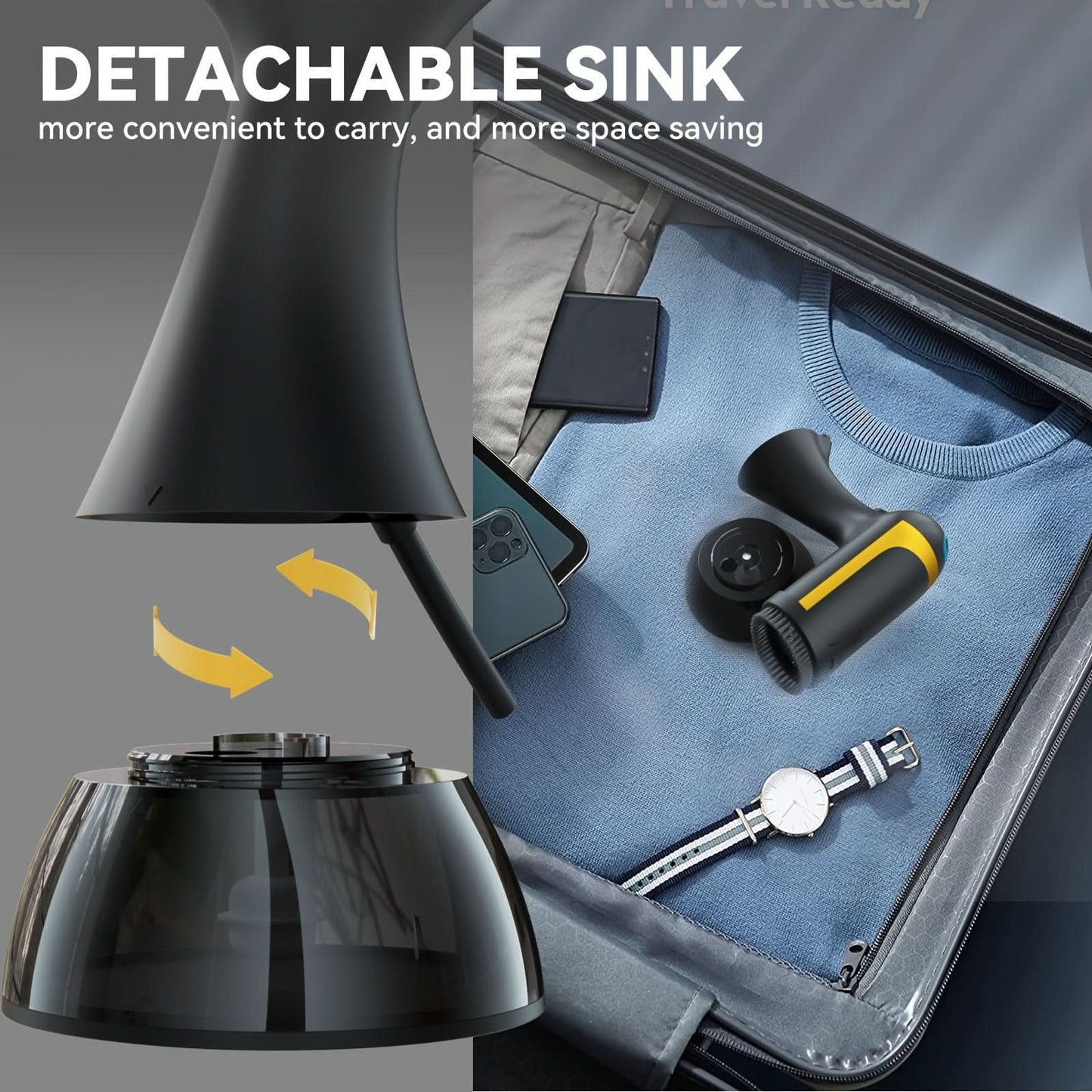 1500W Handheld Fabric Steamer – Portable Garment Steamer for Travel