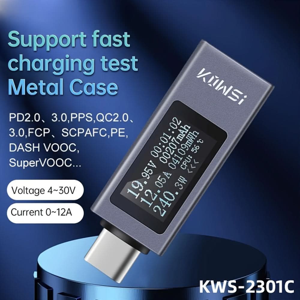 USB-C Voltage & Current Tester