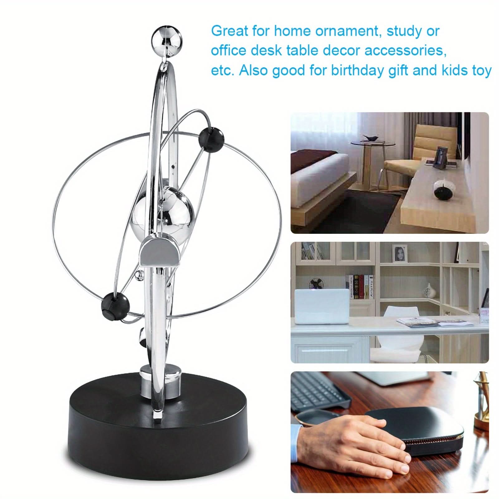 Celestial Kinetic Pendulum Desk Ornament