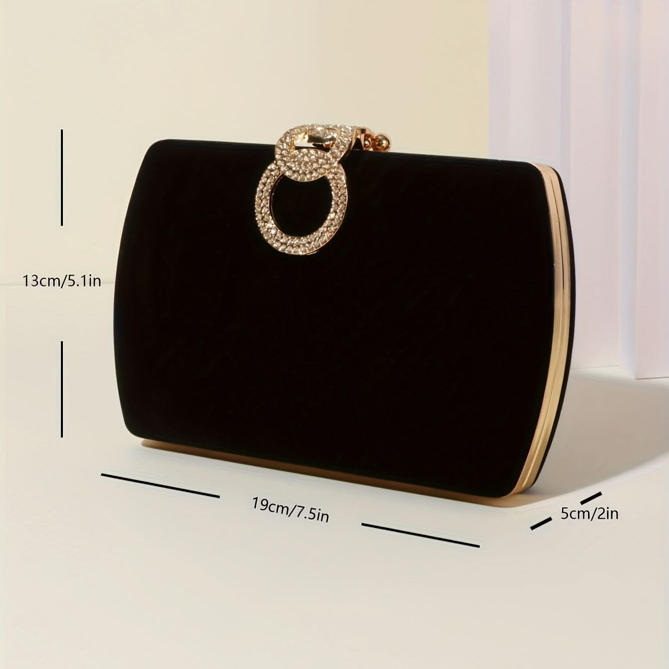 Sparkling Rhinestone Clutch Evening Handbag