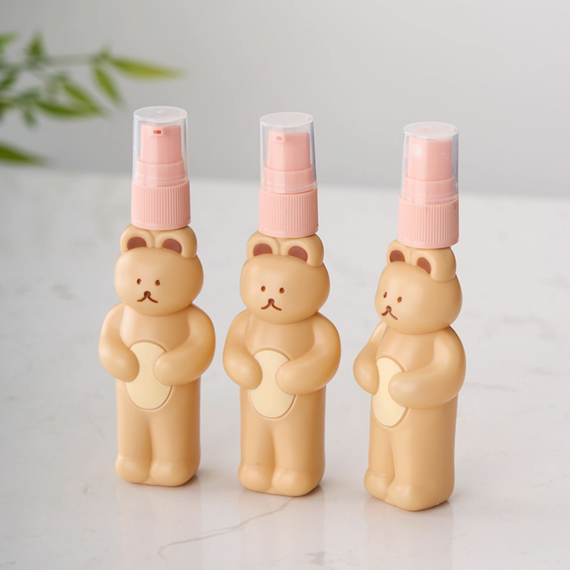 Cute Bear Spray Bottle – Travel Perfume & Lotion Dispenser