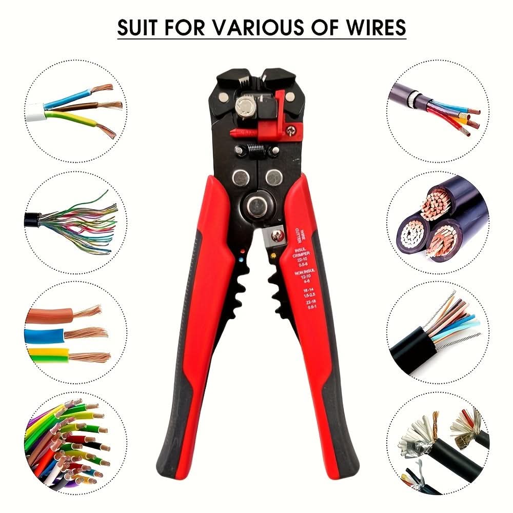 Automatic Wire Stripper & Crimper Tool