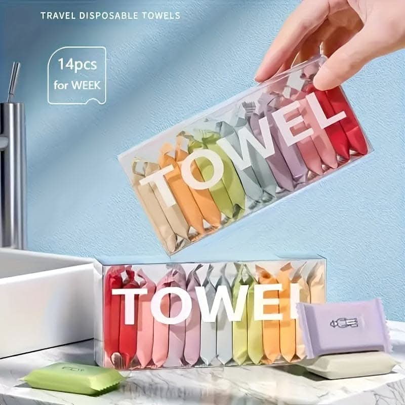 Ultra-Absorbent Compressed Towels – Soft, Lint-Free for All Uses
