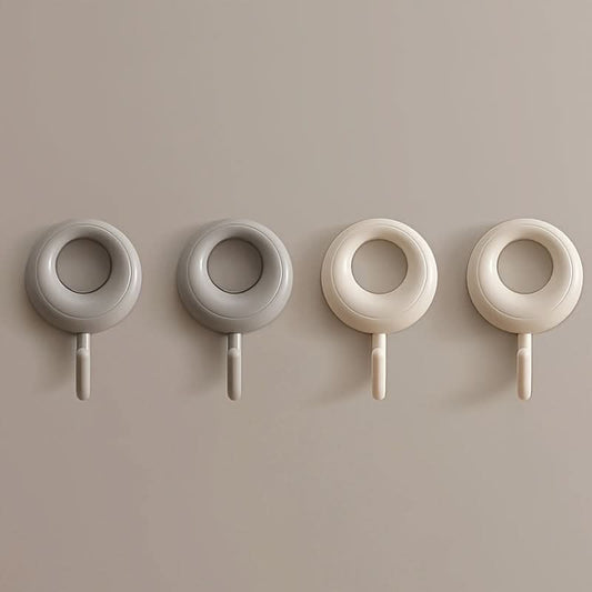 4-Piece Self-Adhesive Wall Hooks Set