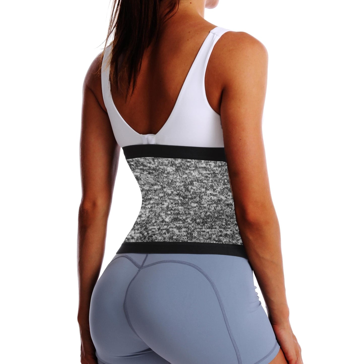 Stretchy Sweat Belt for Women – Zipper Fitness Waist Cincher