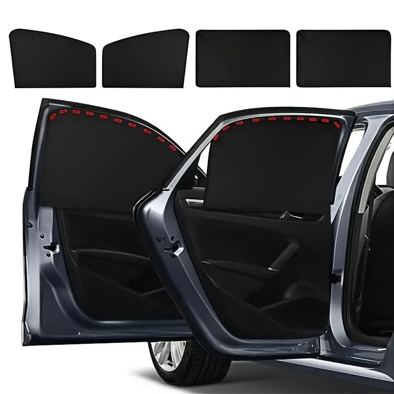Magnetic Car Privacy Curtains for Sedans – UV-Resistant Window Shades
