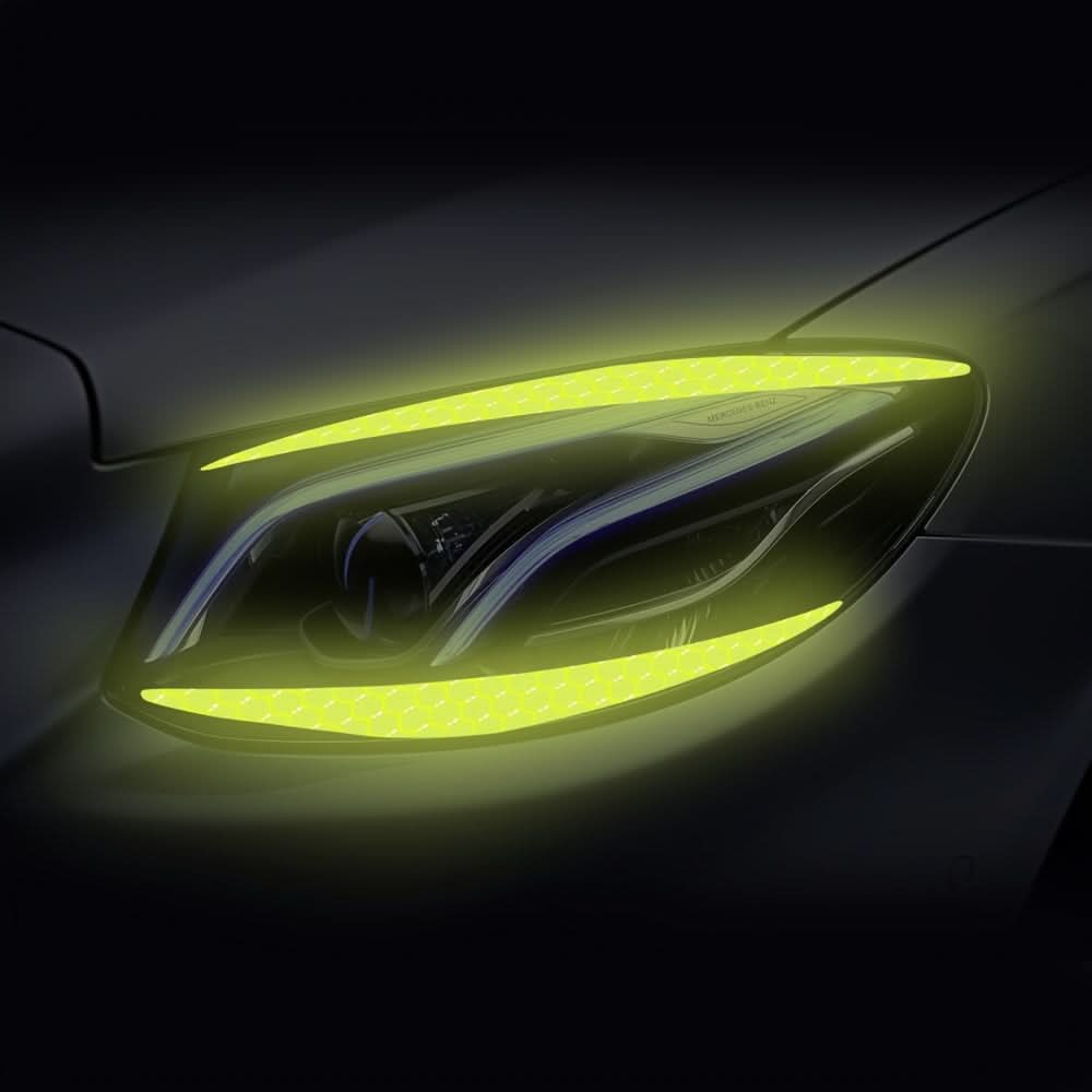 Reflective Eyeliner Car Headlight Decals – Stylish Light Decoration