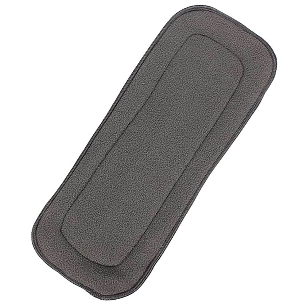 3pcs Bamboo Charcoal Cloth Diaper Inserts, 5-Layer Absorbent