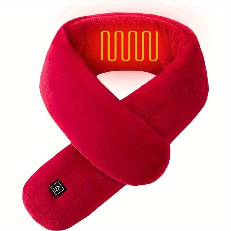 USB Heated Scarf – 3 Heat Settings, Washable Neck Warmer