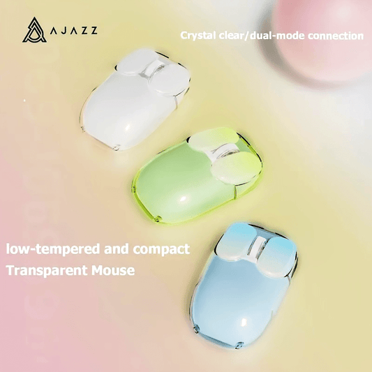 Transparent Wireless Mouse – 2.4G & Bluetooth