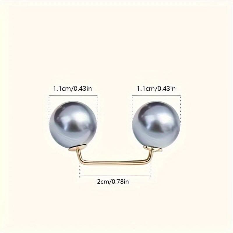 Pack of 3 Pearl Brooch Pins for Waist Cinching